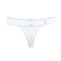 String taille basse en dentelle