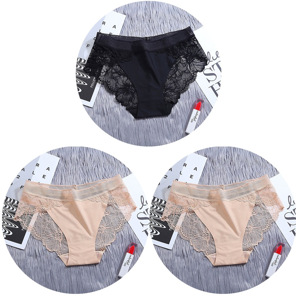 Lot de Culotte nylon et dentelle