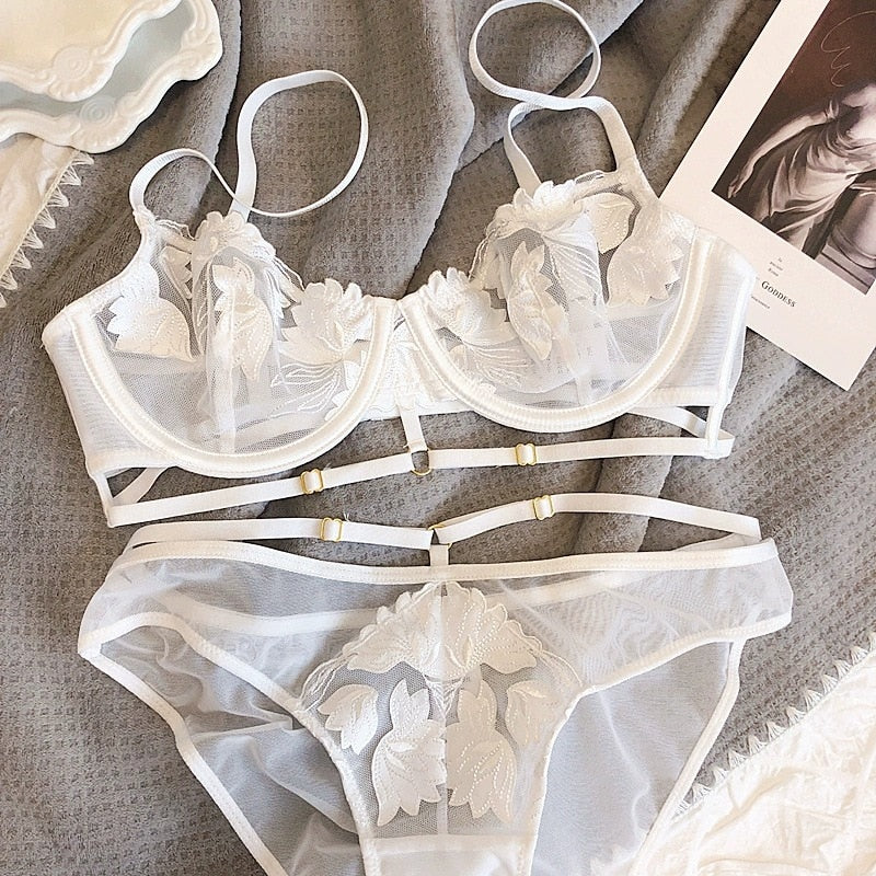Ensemble lingerie floral-Velonjara-Secret