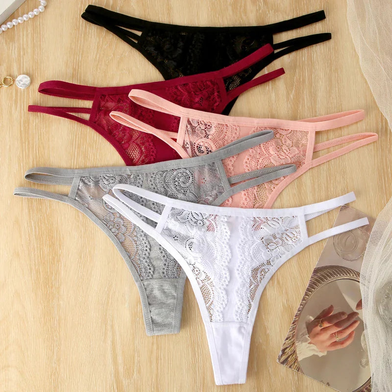 Lot de bikini en dentelle taille basse