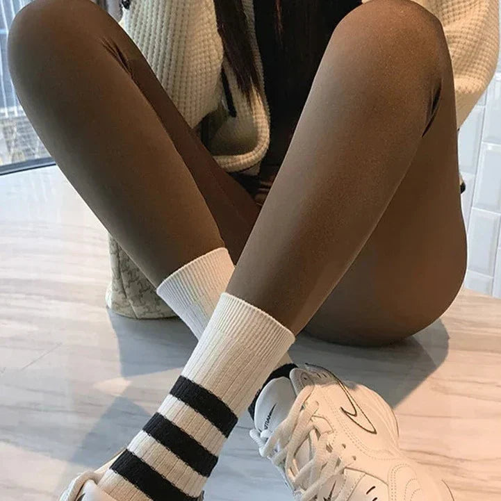 Leggings sans couture taille haute