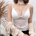 Bralette dentelle choker - Avenue-Dentelle